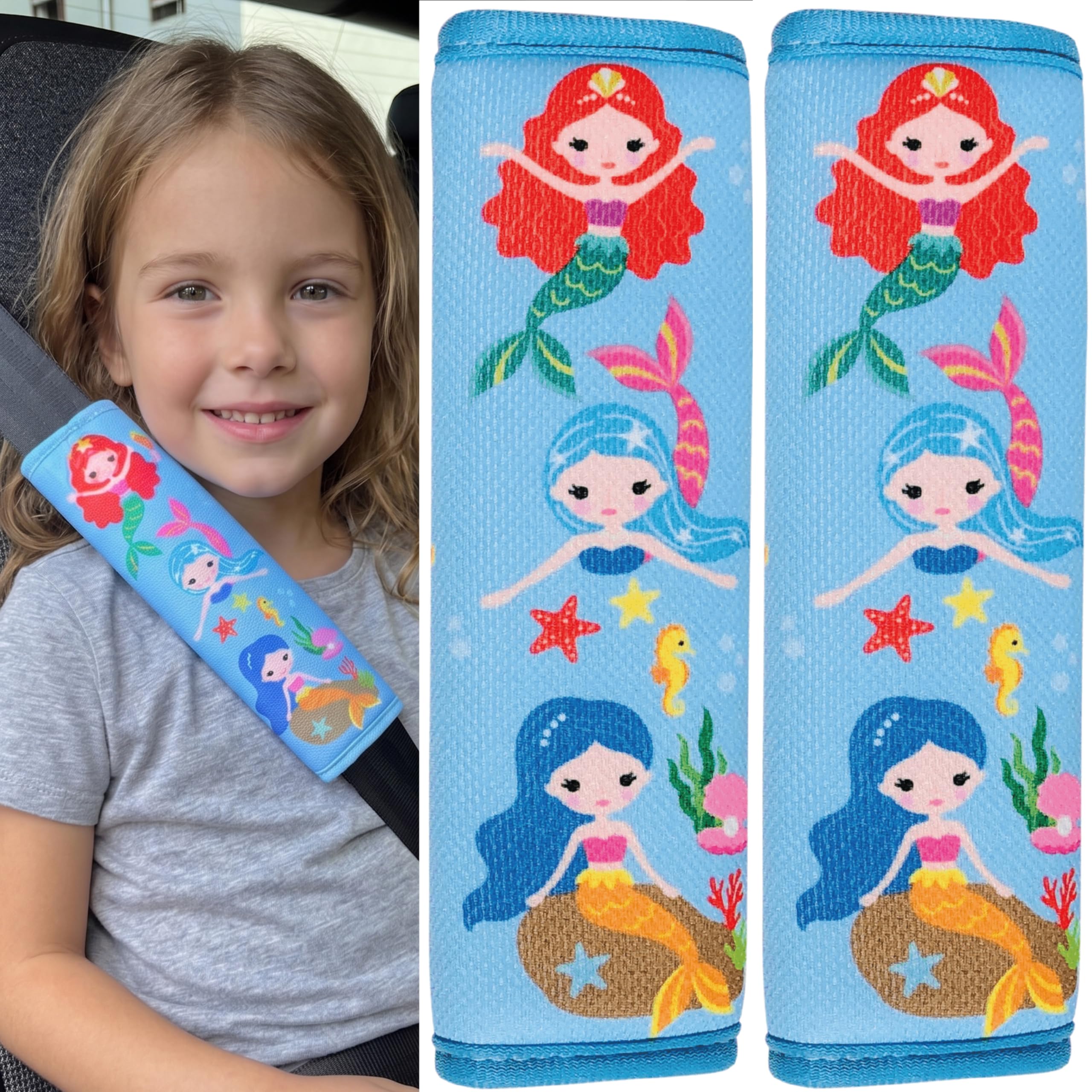 HECKBO 1x Kids Car Seat Belt Pads Seat Belt Protectors - Cars - Seat Belt Pads for Kids and Babies- Ideal for any Seat Belt Car Booster Seat Kids Bicycle — view 36