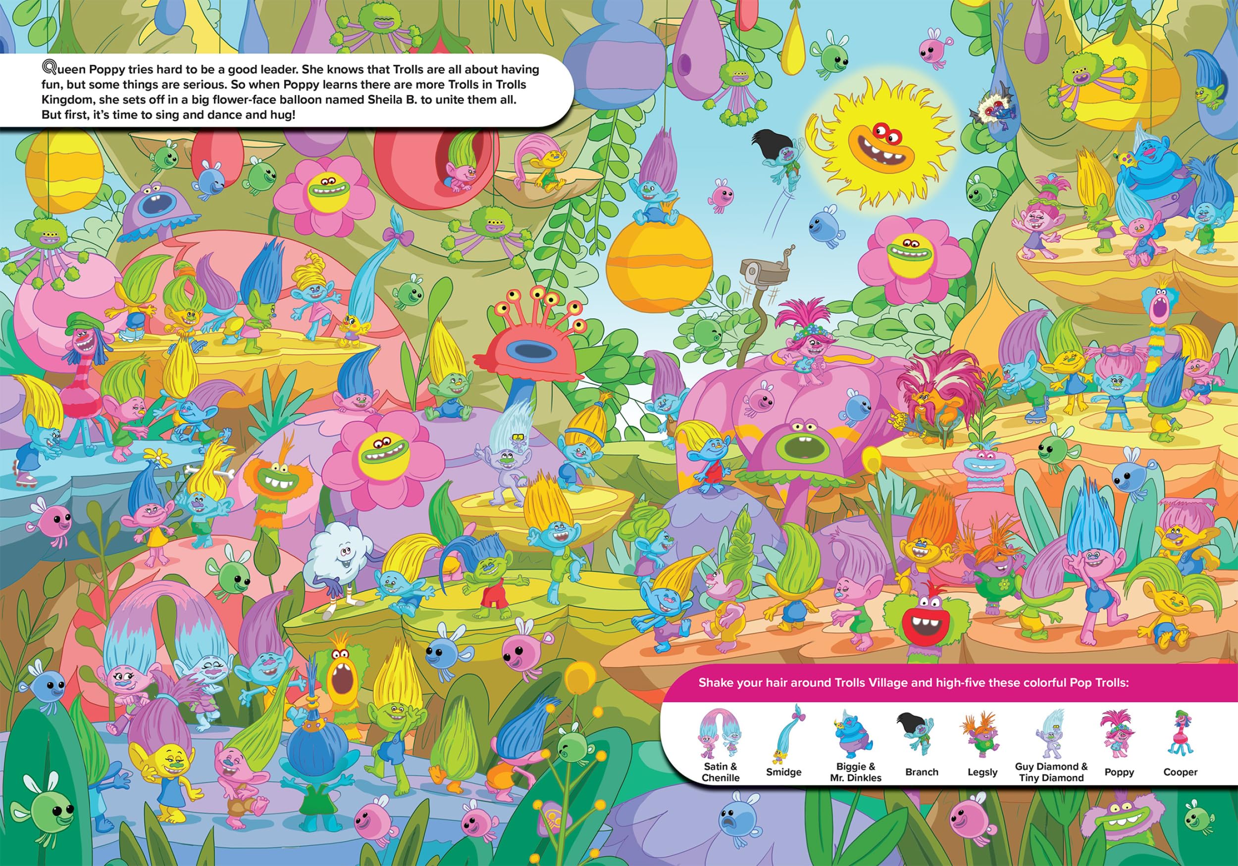 DreamWorks Trolls World Tour Poppy, Branch, and More! - Look and Find Activity Book - PI Kids: 1