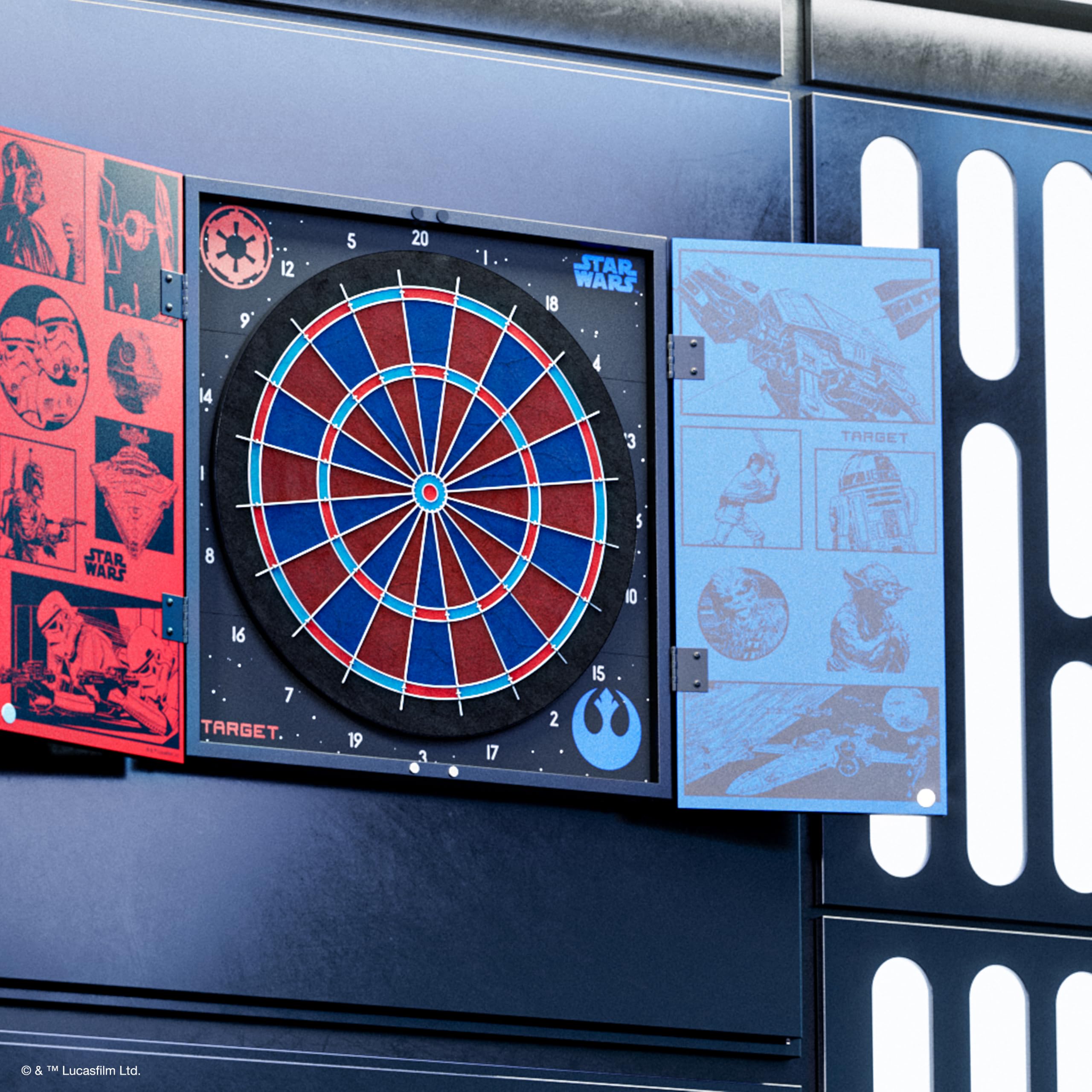 Target Darts Star Wars Light Side vs Dark Side Szafka do Darta