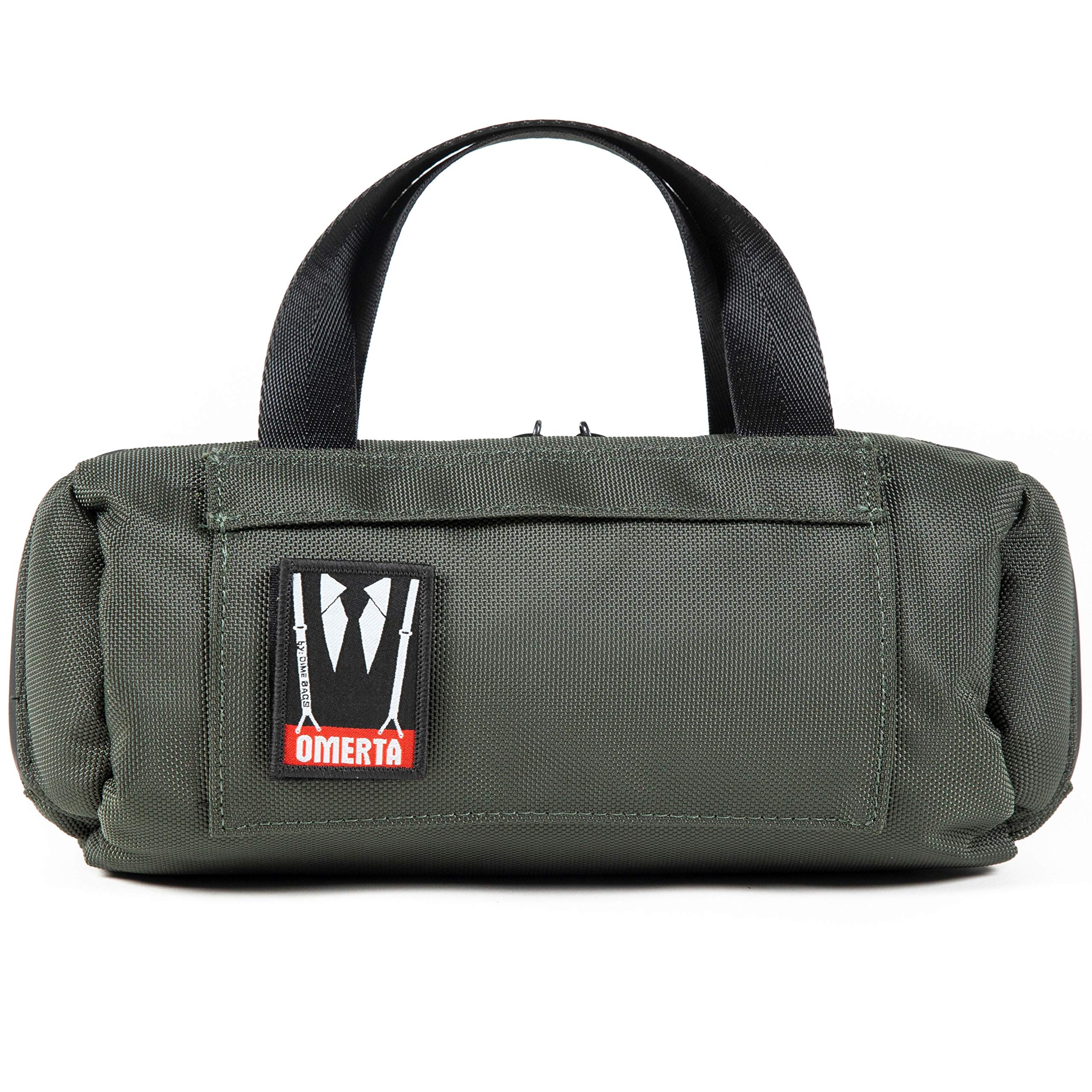 Dime Bags Odor Sealing Duffle Bag, Padded Interior for Glass Protection, Lockable Zipper for Airport Travel, Scent Blocking Carbon-Lining, Weekender