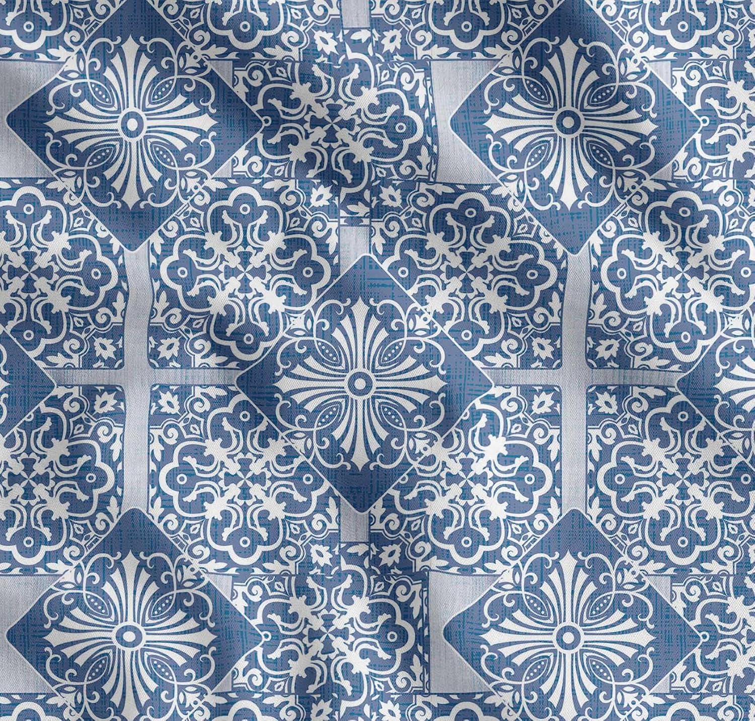 Soimoi Cotton Cambric Fabric - Floral Print- Green - 56 Inch Wide, Fine Weave Fabric for Sewing Kurtas, Summer Dresses, Crafts, Quilting, Baby Apparel & DIY Projects