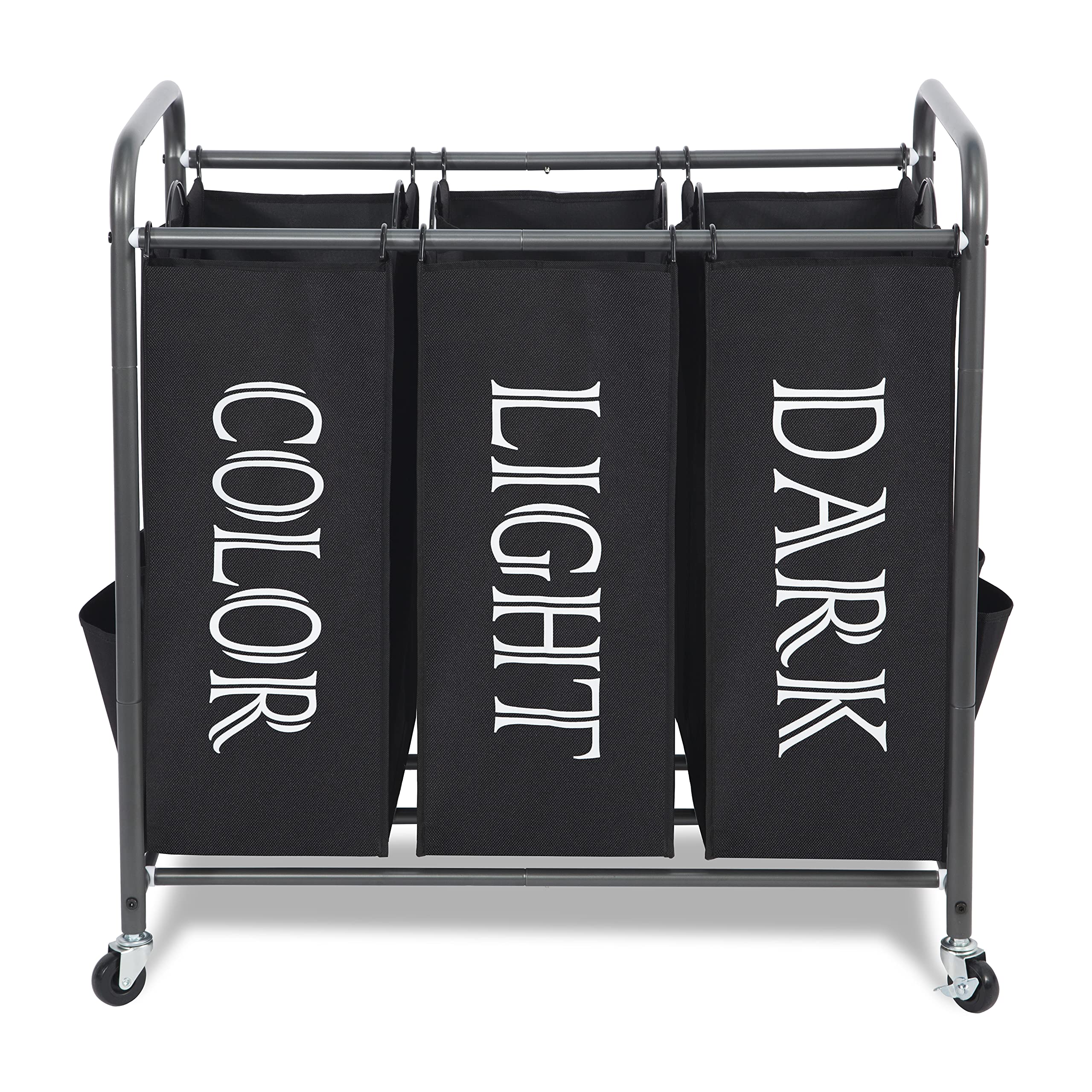 Buy STORAGE MANIAC Laundry Sorter, Laundry Divider with Side Pockets