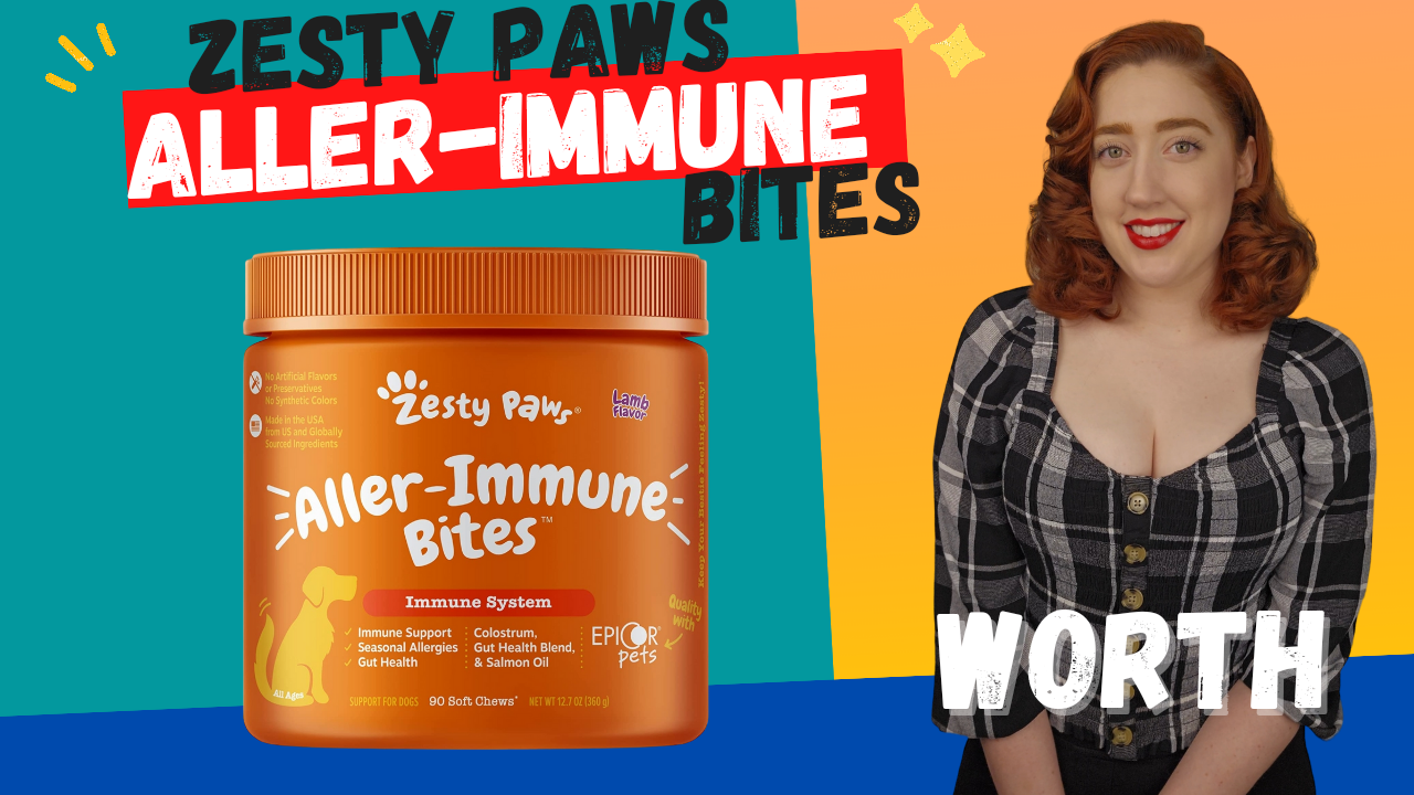 Zesty Paws AllerImmune Bites ReviewHelps Itchy Allergies!