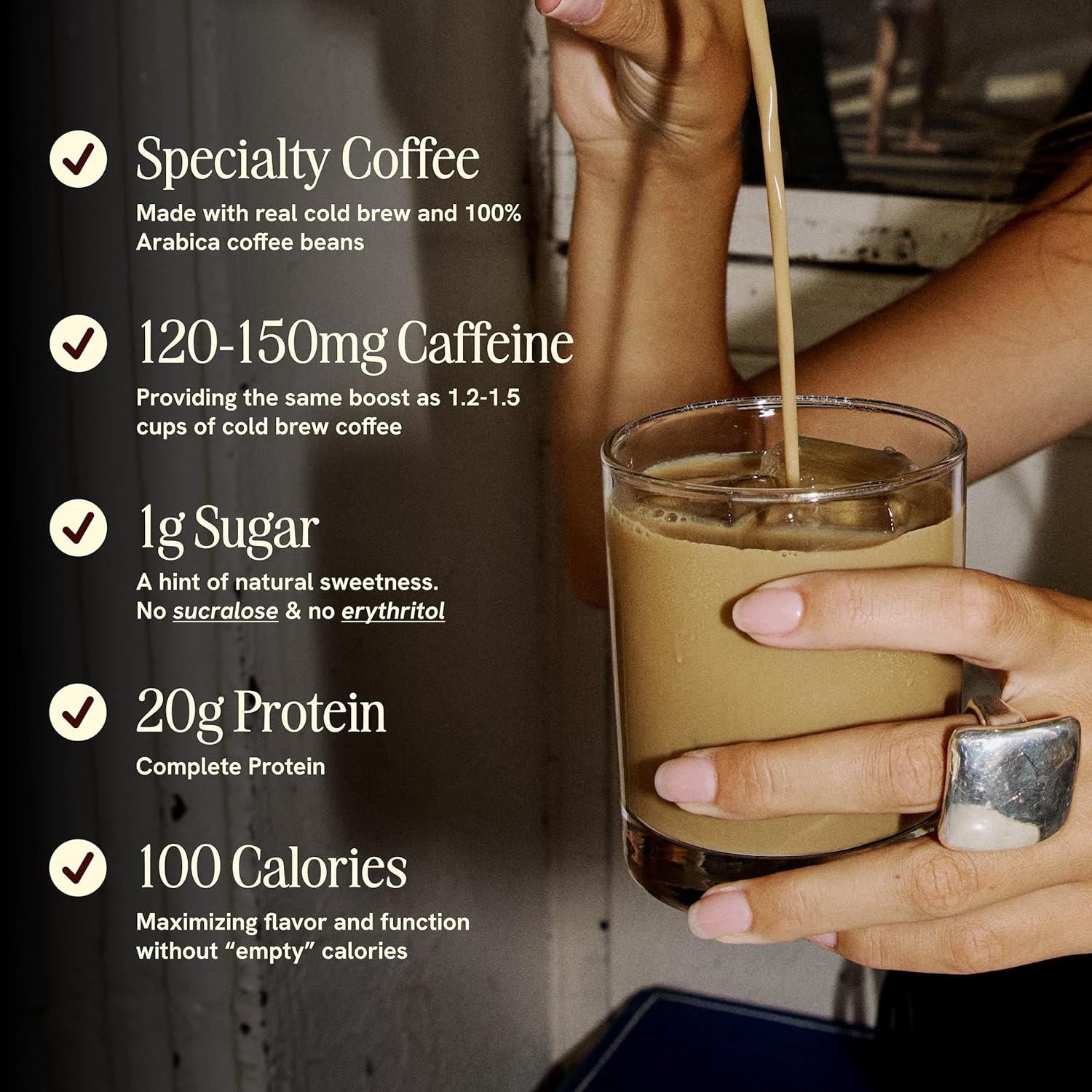 Protein Coffee - High Protein - Real Cold Brew - 20g Protein - 1g Sugar - 100 Calories - No Added Sugar - Coffee - Protein - 11 FL OZ - 12 Pack (Variety - Original, Mocha, Vanilla)
