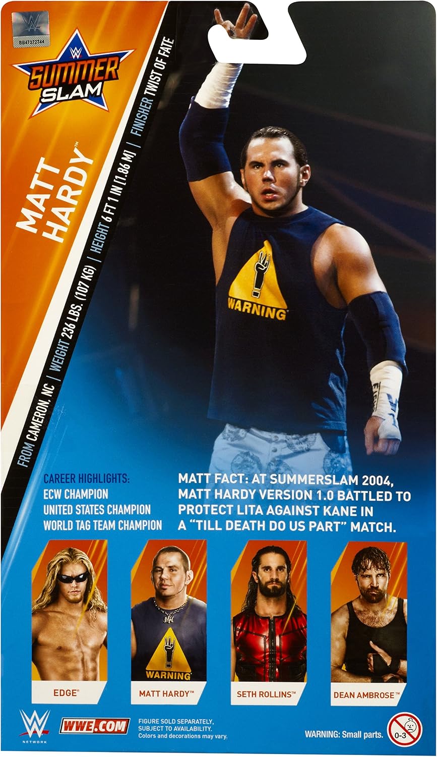 WWE Summerslam Elite Collection Matt Hardy Action Figure