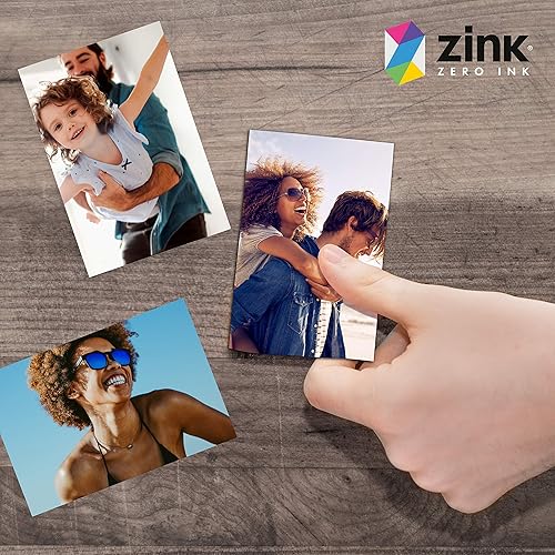 Miniatura 3 de Zink Papel fotográfico instantáneo prémium de 2 x 3 pulgadas (paquete de 150) compatible con cámaras e impresoras Polaroid Snap, Snap Touch, Zip y