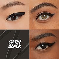 Vista 4 de Maybelline Eyestudio Master Precise All Day - Delineador líquido impermeable para todo el día, negro, 2 unidades (el embalaje puede variar)