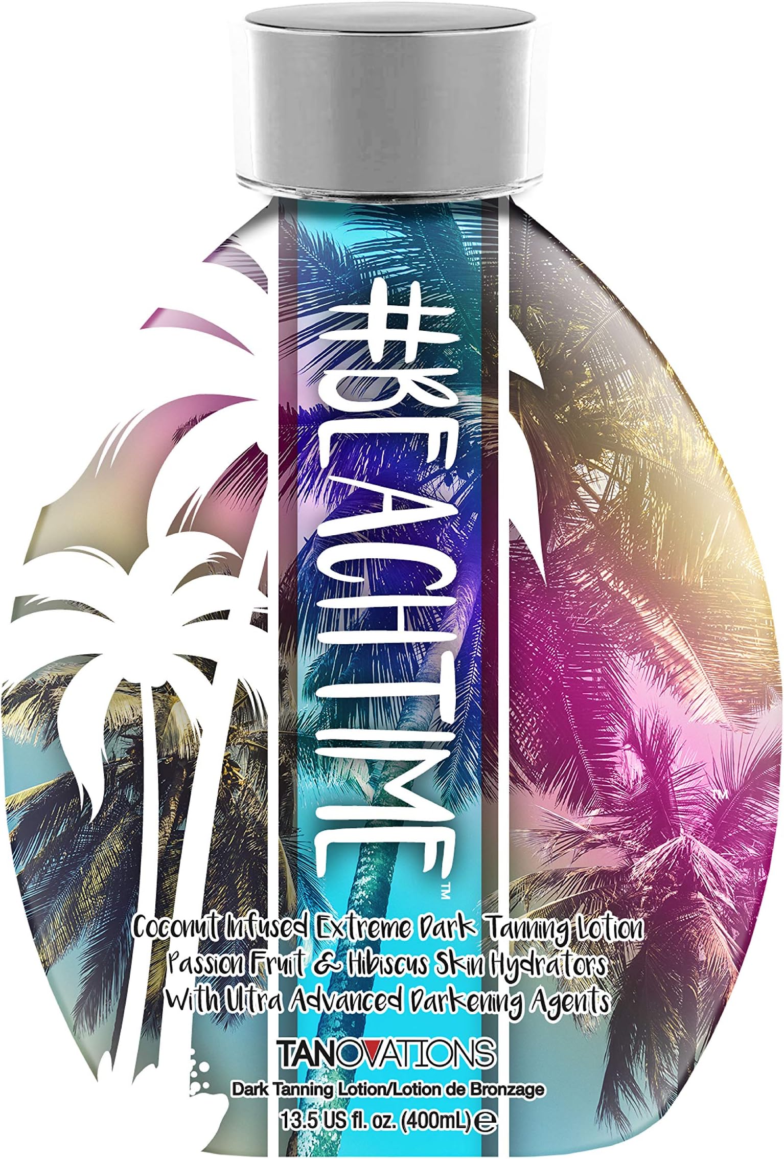 Ed Hardy #Beachtime Dark Indoor Outdoor Coconut Infused Tanning Lotion 13.5oz