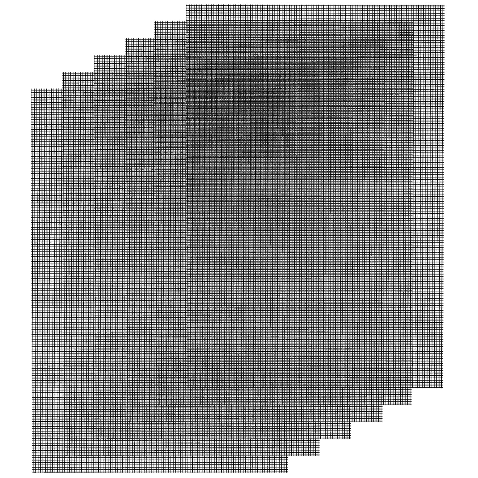 Flower Pot Hole Mesh Pad, 6PCS 11.8x7.8 inch Bonsai Mesh Plant Drainage Screen Mesh, DIY Pot Bottom Grid Mat Mesh