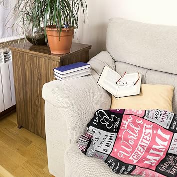 Ruvinzo Mimi Gifts for Grandma, Birthday Gifts for Mimi, Grandma Bday Gift, Grandmother Gift Ideas, Best Mimi Ever Gift Soft Throw Blanket 60 x 50