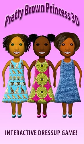 3D Pretty Brown Princess Dressup Game