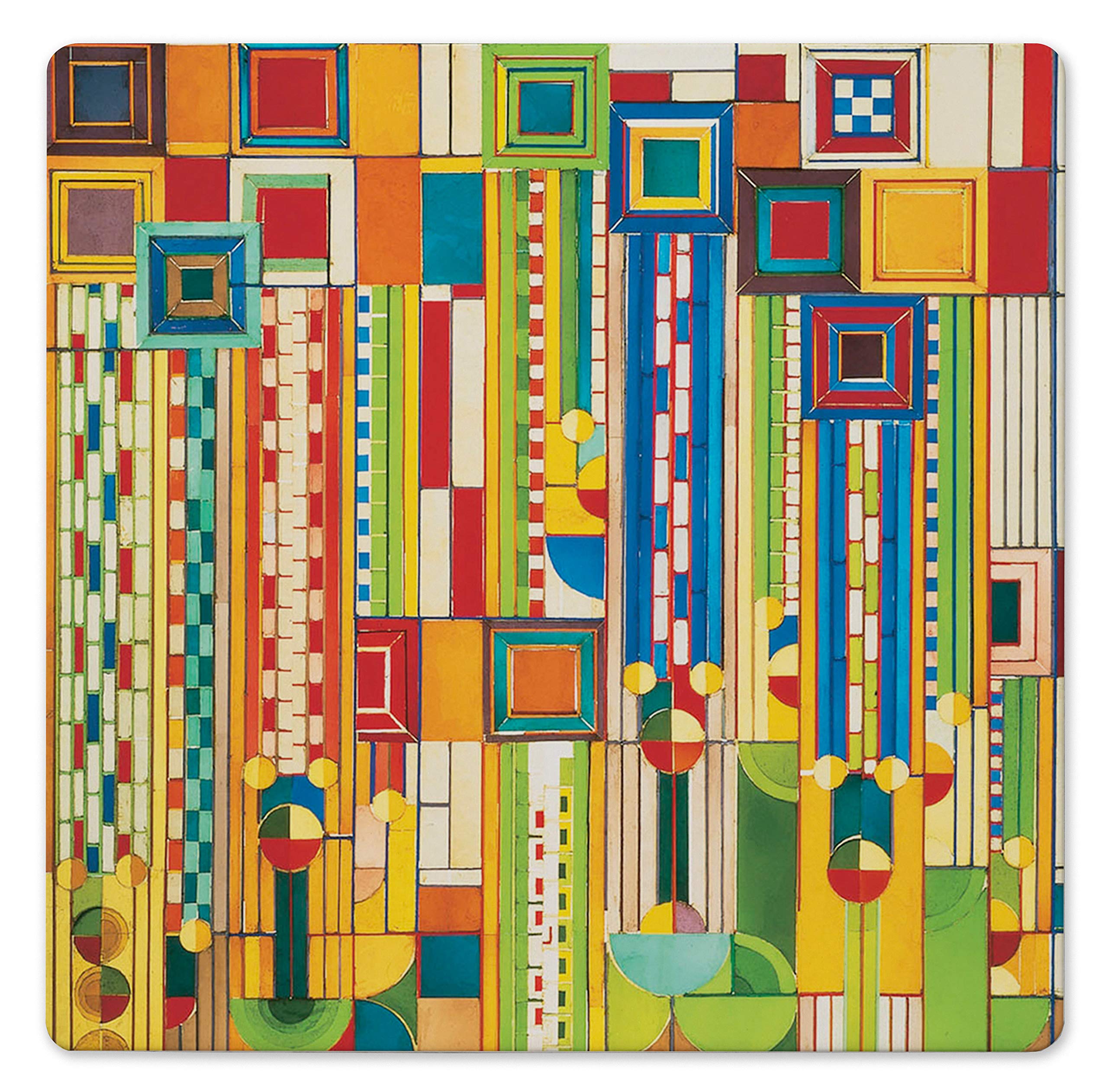 CoasterStone TRSQFLW007 Frank Lloyd Wright Saguaro Forms Trivet, One Size, Multicolored