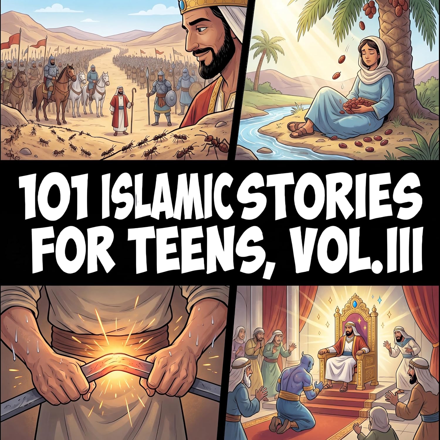 101 Islamic Stories for Teens: Vol. III: Epic Tales of King David, Solomon, Queen of Sheba, Maryam & Jesus — Quran Stories of Power, Wisdom & Miracles for Muslim Youth & Young Adults