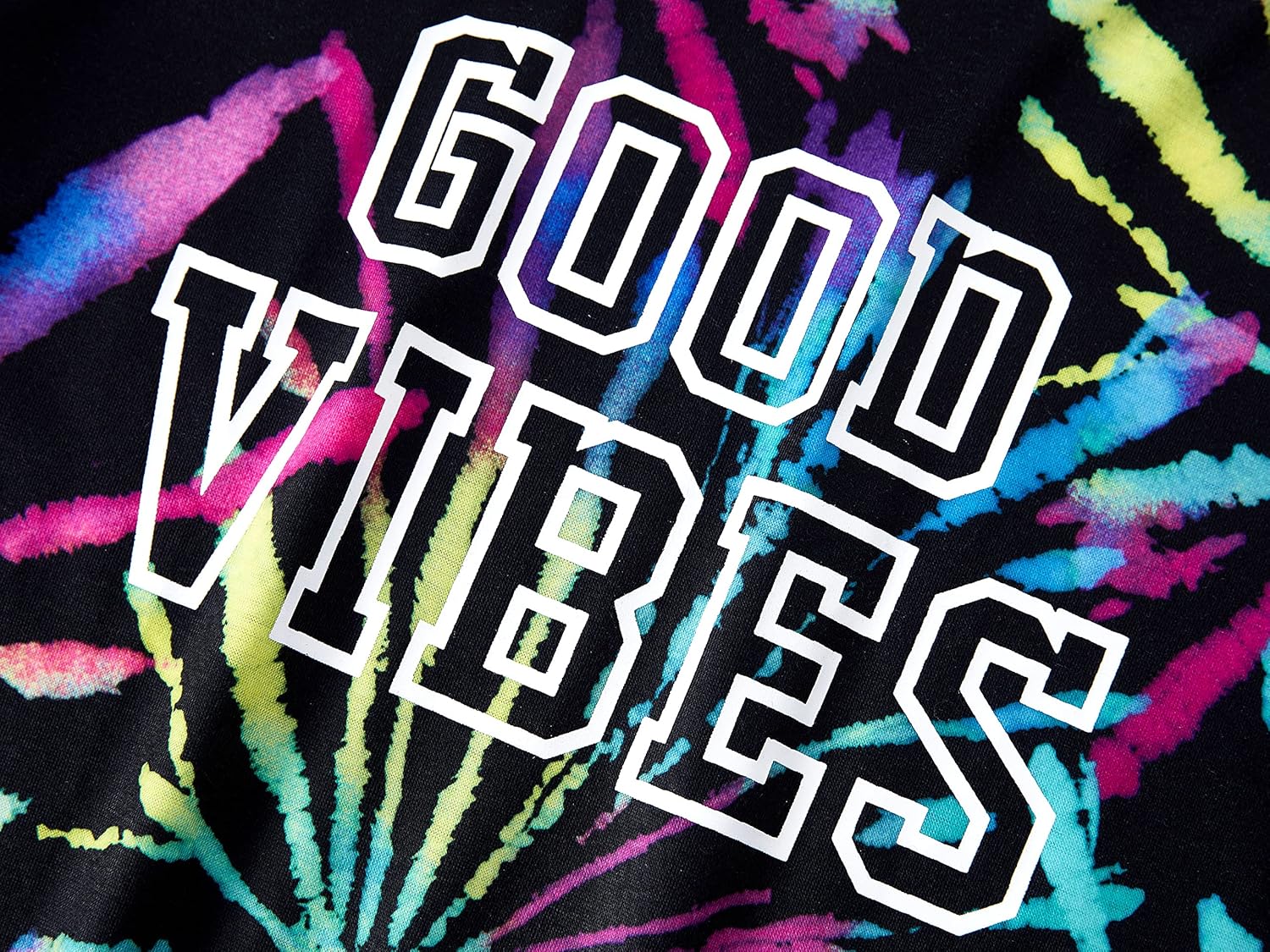 Topgal Summer Pajamas for Little/Big Girls – Swirl Tie Dye Butterfly Design Kids' Short Sleeves & Shorts PJS Size 6-18 - Image 4