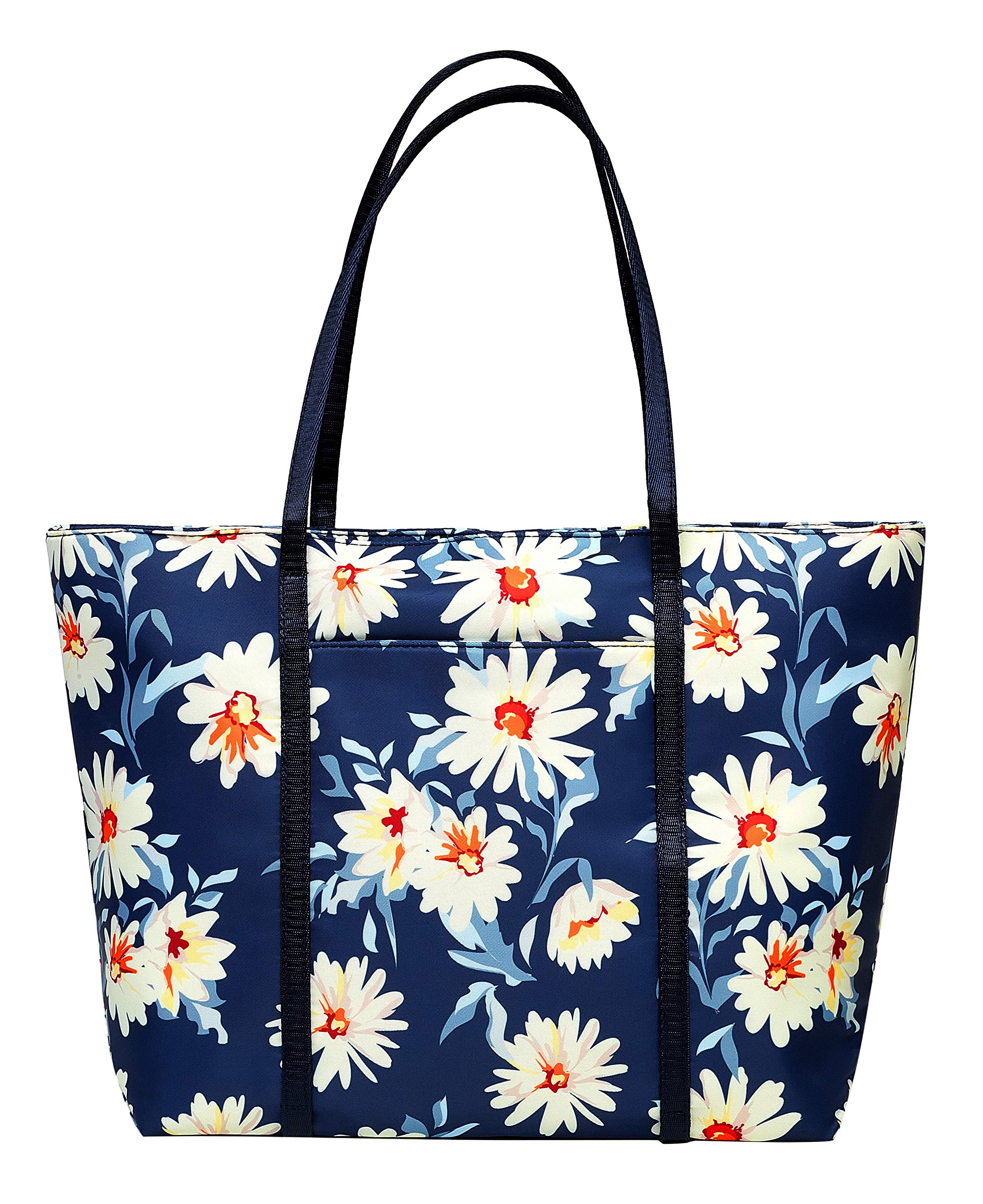 Chrysansmile Large Tote Bag for Women Work Nylon Shoulder Bags Waterproof Beach Bag Flower Womens Purses and Handbags