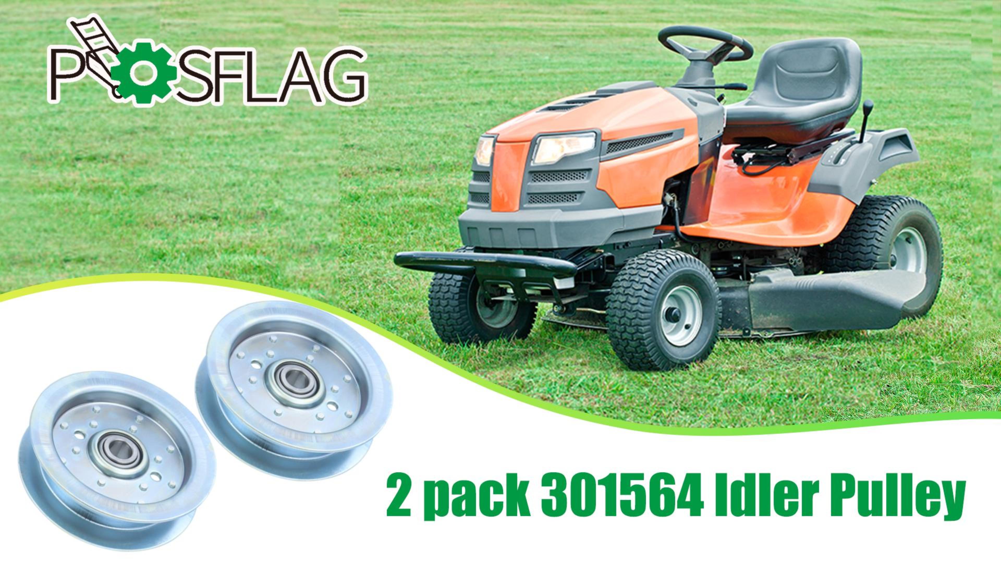 Amazon.com : POSFLAG 2 Pack 300401 Idler Pulley Replaces Dixie
