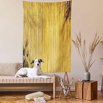 タペストリー(大判）インテリア　高級 Amazon.co.jp: 竹インテリアタペストリー壁吊りby Ambesonne