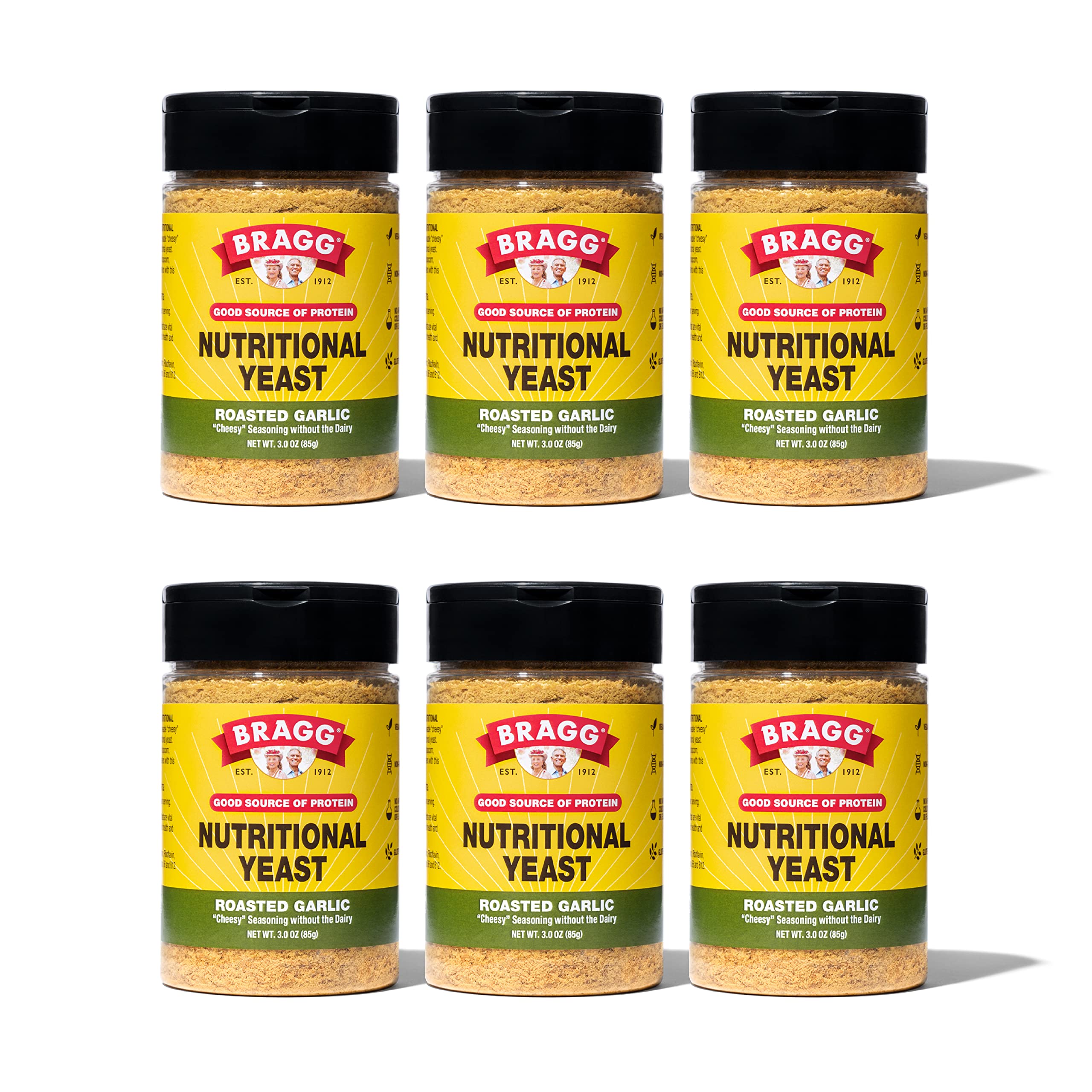 Bragg Premium Nutritional Yeast Seasoning Vegan, Gluten Free Good Source Of