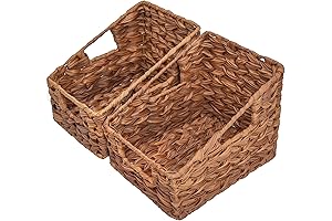 GRANNY SAYS Wicker Storage Baskets for Laundry Room Organization