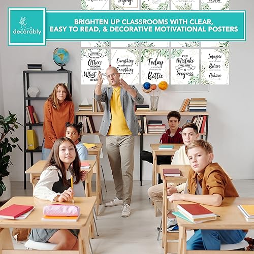 Miniatura 6 de Decoración de 15 eucaliptos para el aula, carteles de eucalipto de 11 x 14 pulgadas, decoraciones de eucalipto para el aula, decoración de aula,