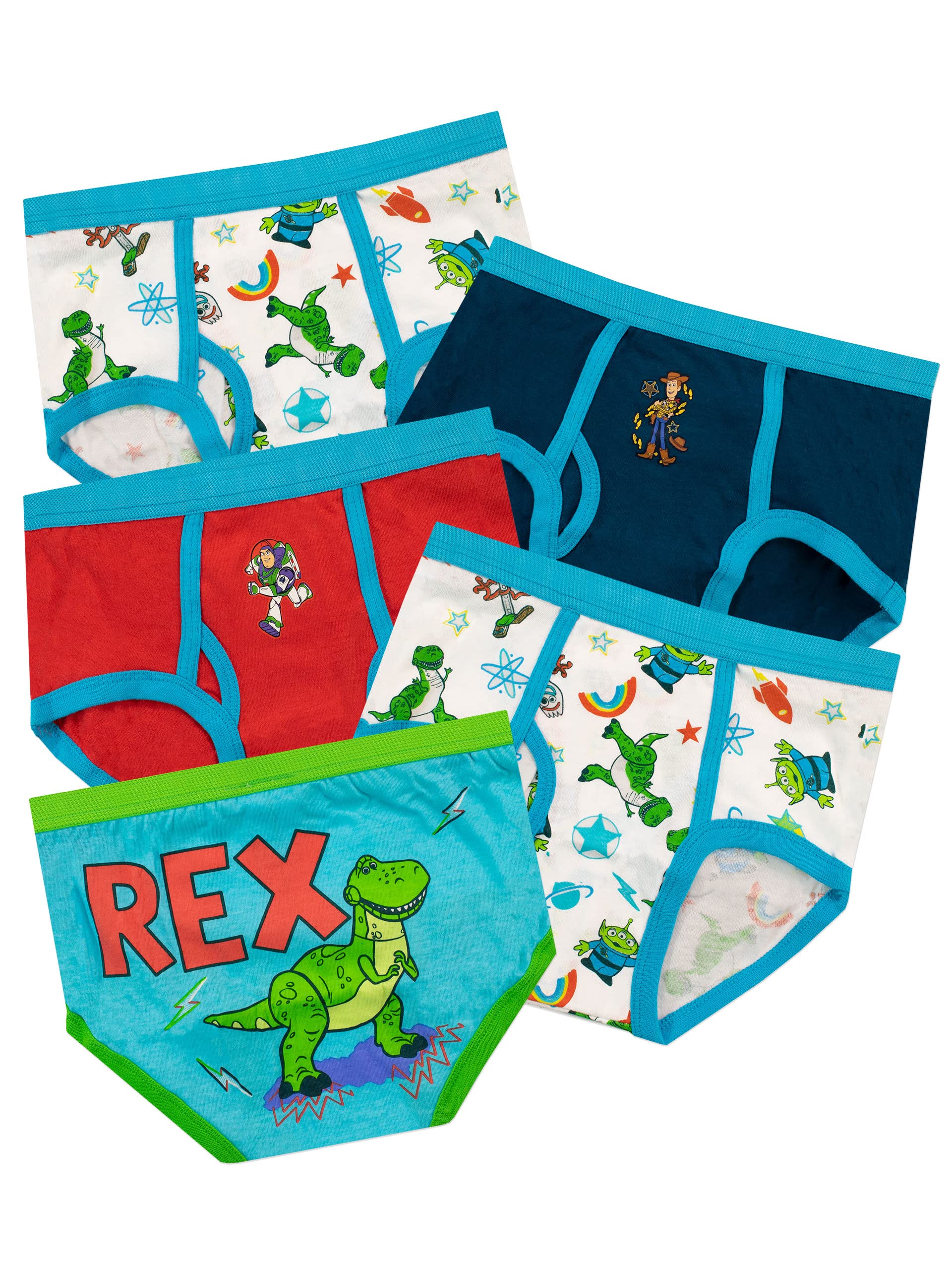Disney Boys Underwear Pack of 5 Toy Story Multicoloured 6-7 Years