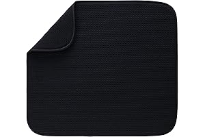 S&T INC. Dish Drying Mat: The Ultimate Kitchen Counter Mat for Quick-Drying and Countertop Protection