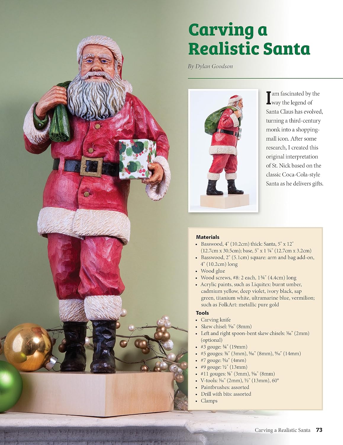 How to Carve a Great Santa: 30 Projects, Patterns & Techniques for Beginner to Advanced Woodcarvers (Fox Chapel Publishing) Full-Size Patterns, Easy-to-Follow Tutorials, Finishing Tips, and More