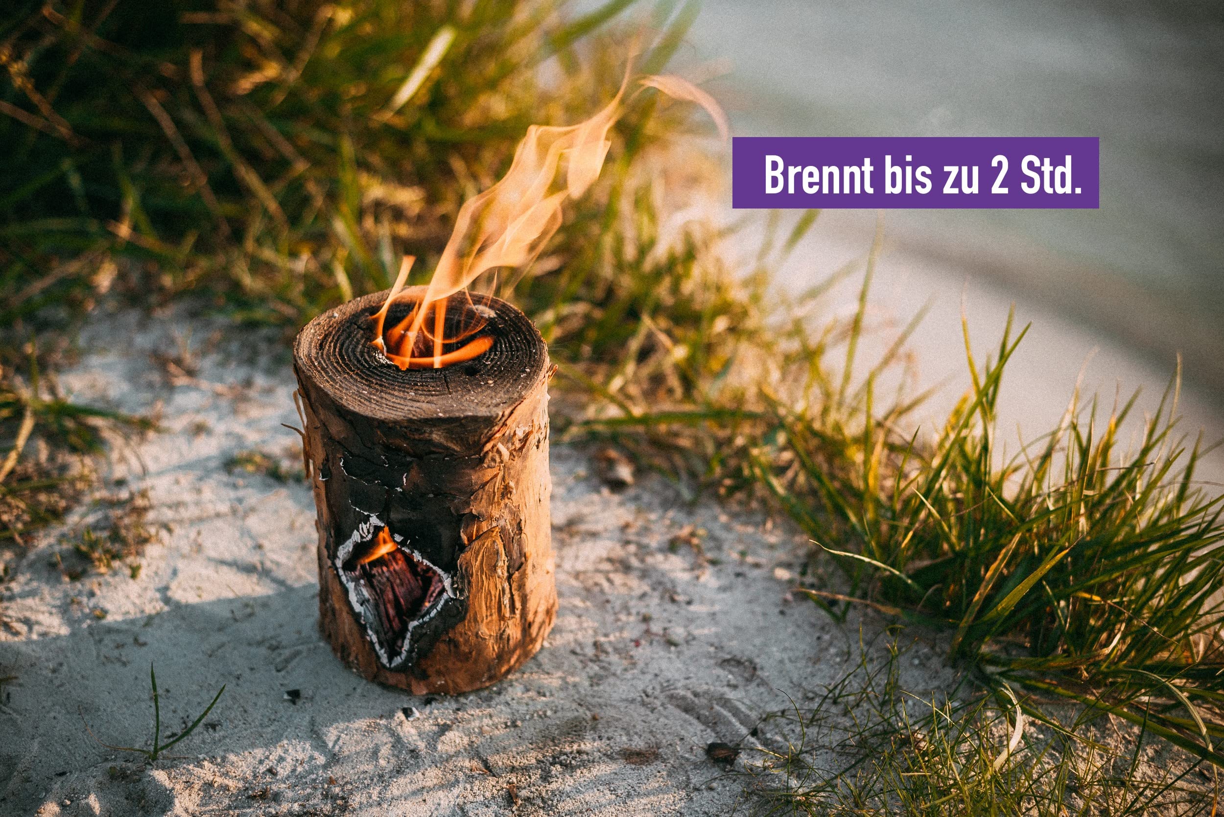dobar® 35133 Zweedse vuurset, 15 stuks, boomfakkels van FSC-gecertificeerd grenenhout, tuinfakkels in set, sfeervolle vinnenfakkel voor tuin/terras, diameter 11-15 cm x 20 cm, natuur