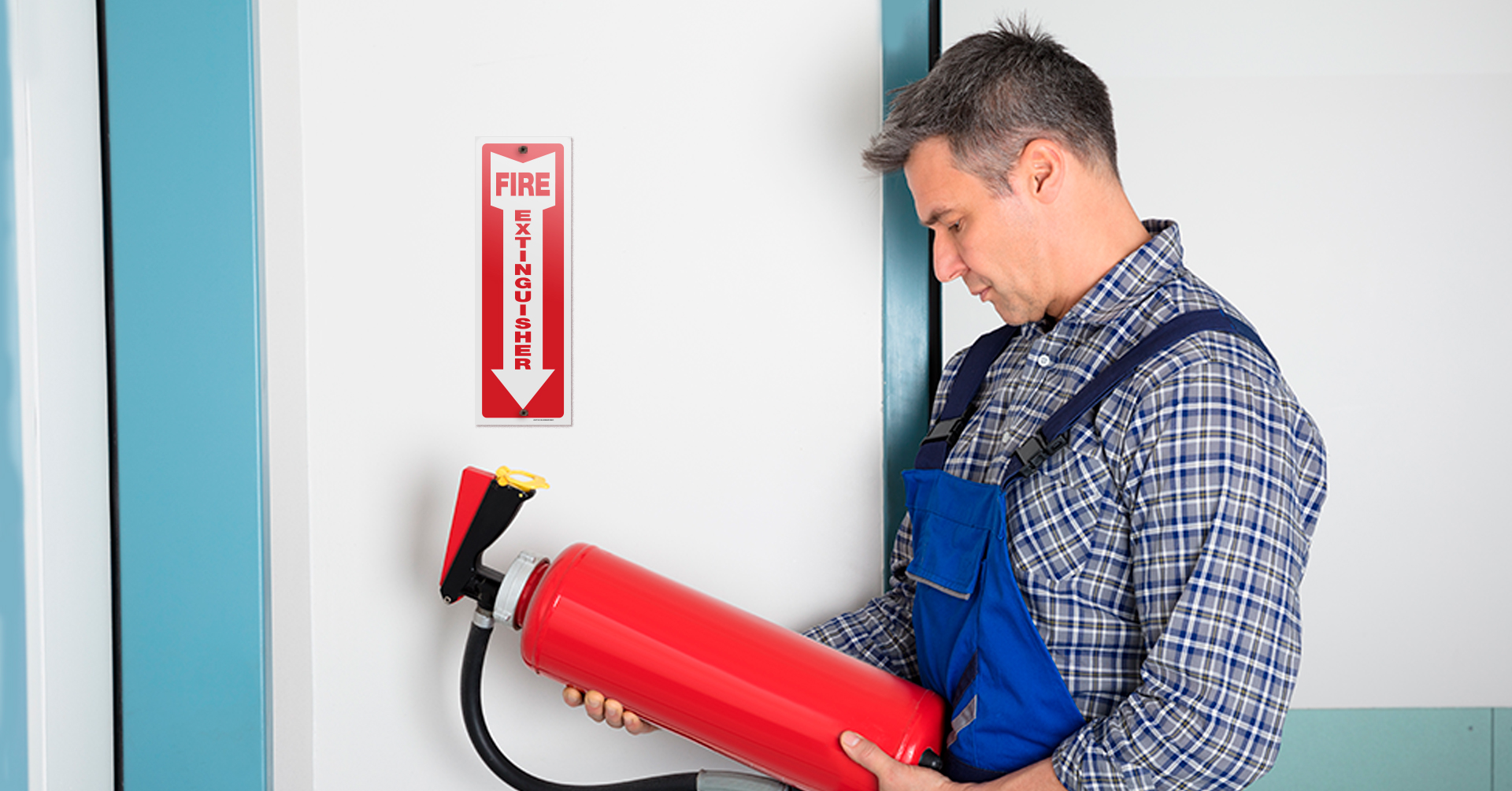 ISYFIX ISYFIX Fire Extinguisher Signs Stickers 5 Pack 4x12 Inch Premium Selfadhesive Vinyl Decal Laminated For Ultimate Uv Weather Scratch Water Fade Resistance Indoor Outdoor - View #7