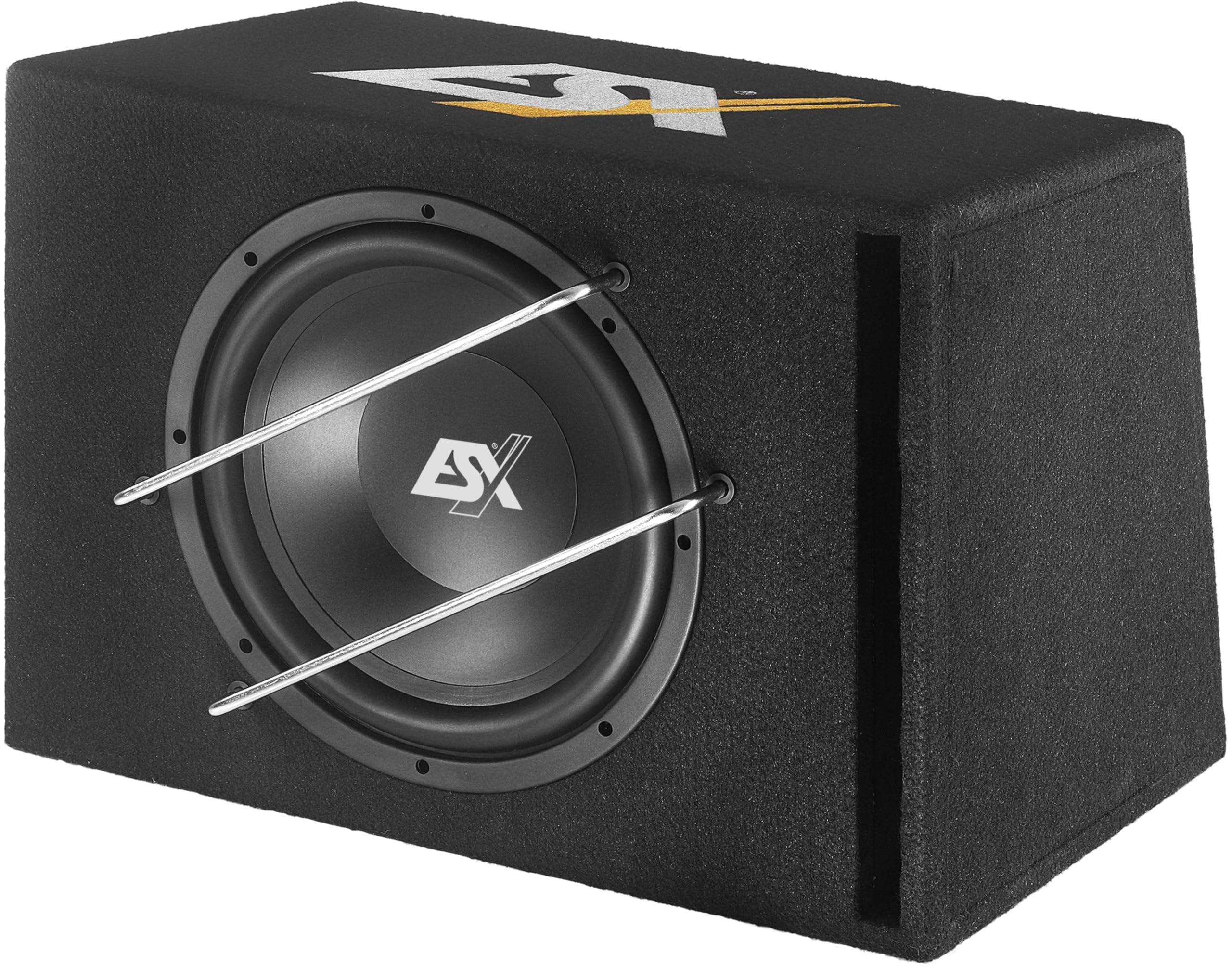 ESX HXB12R - 30 cm (12“) Bassreflex-Box aus massivem MDF | 140 bis 141 dB Schalldruck möglich (im Fahrzeug gemessen) | Horizon Serie