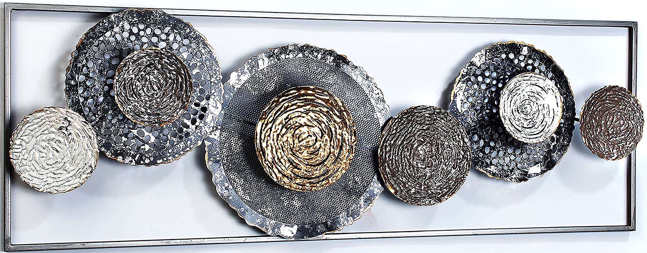 Kobolo Wandbild BLOSSOM Wanddeko Metallbild 3D-Bild