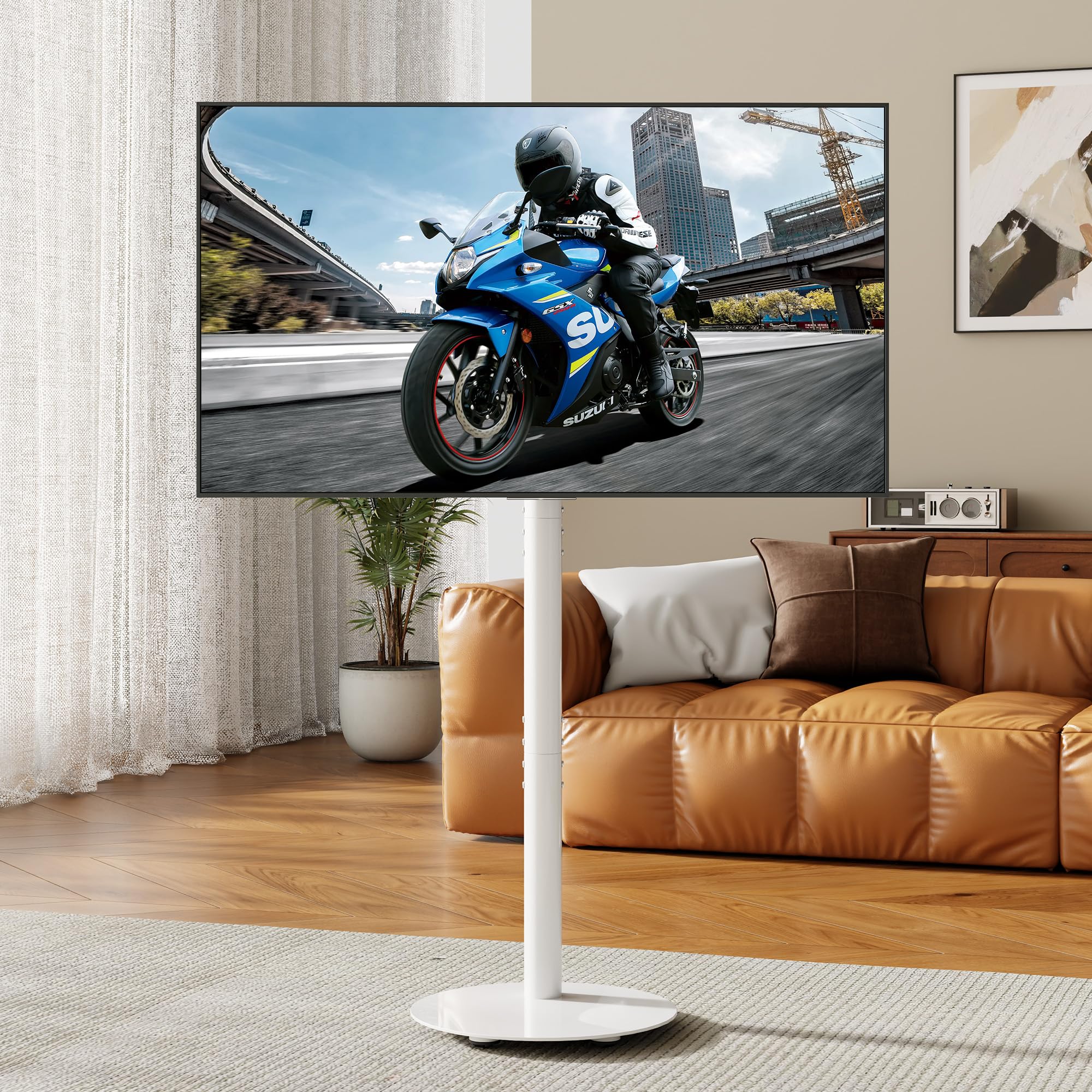 Amazon.co.jp: BESSTER テレビスタンド 壁寄せ ハイタイプ テレビ台 10