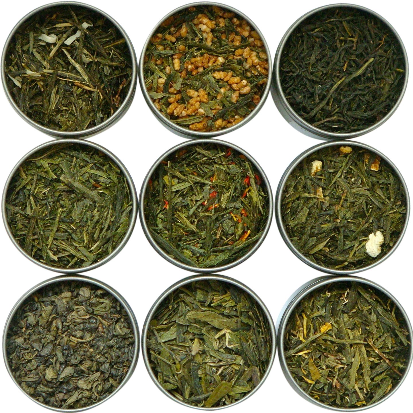 Heavenly Tea Leaves Assorted Tea Sampler, Loose Leaf Tea Sampler, 9 Assorted Loose Leaf Teas & Herbal Tisanes (Approx. 90 Servings) - Variety Pack, Gift Set, Assortment : Grocery Tea Sampler : Grocery & Gourmet Food