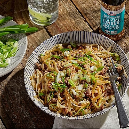 Miniatura 6 de McCormick Condimento multiusos de jengibre de sésamo con ajo y sal rosa del Himalaya, 5.01 onzas