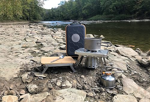 Miniatura 8 de nCamp Juego de 4 piezas de cocina para acampar al aire libre con estuche de transporte para senderismo y mochilero
