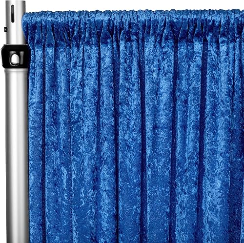 Miniatura 3 de Paquete de 1 panel de cortina de terciopelo de 12 pies de alto x 52 pulgadas de ancho, color burdeos para ferias, salas de exposiciones, fiestas de