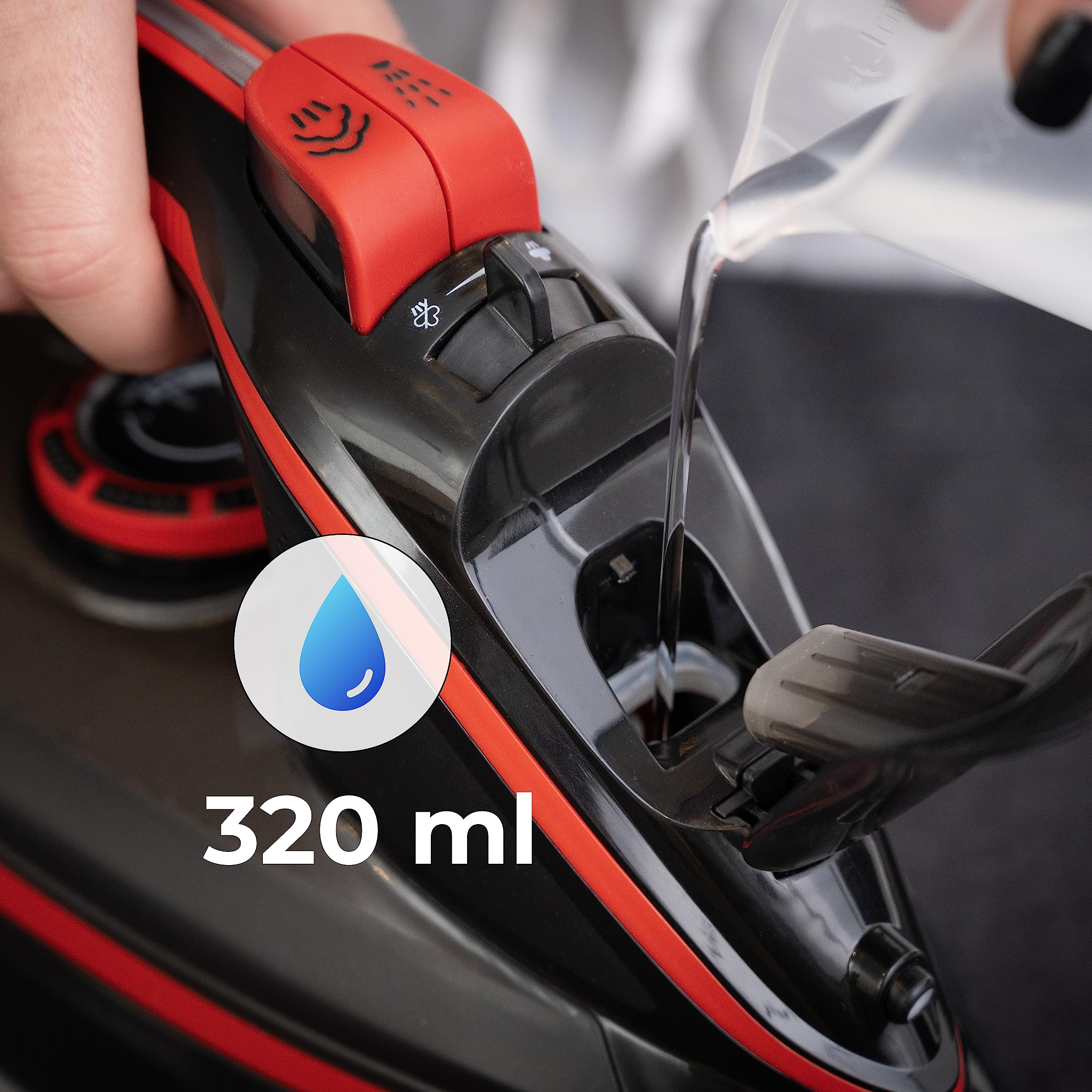 Lehmann LGOIR-2632 Dampfbügeleisen kabellos mit Basisstation | Temperatur und Dampfmenge einstellbar | Vertikal bügeln, Tropfstop, Antikalk, selbstreinigend | mit Wassertank