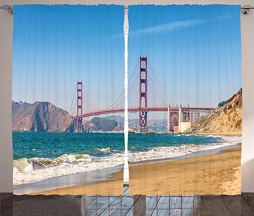 Miniatura 4 de Ambesonne - Cortinas multicolor