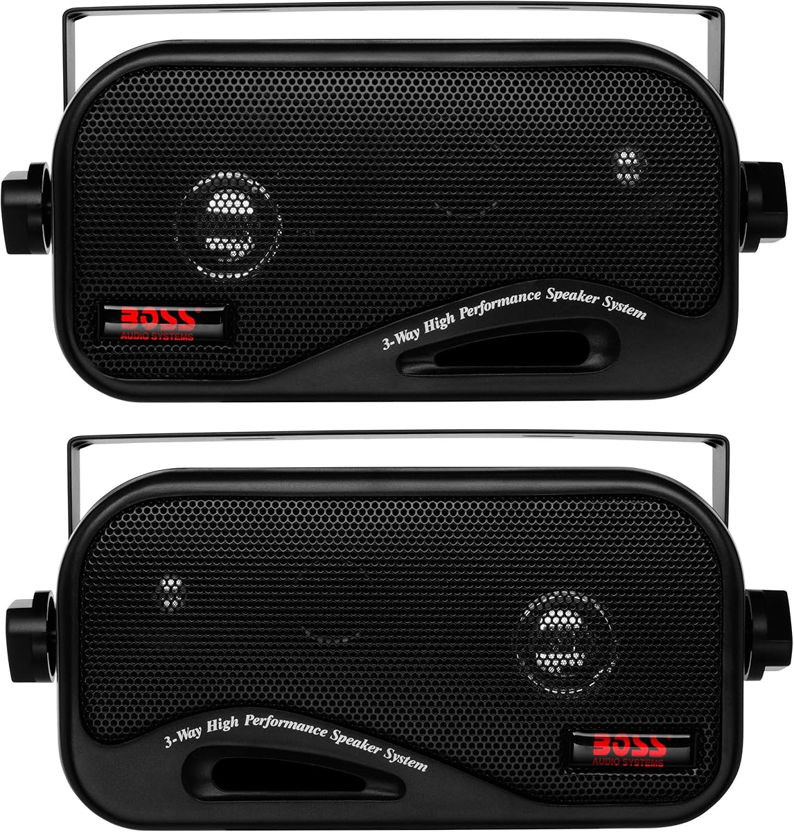 AVA6200 3 Inch Enclosed Box Speakers (Pair), 200 Watts