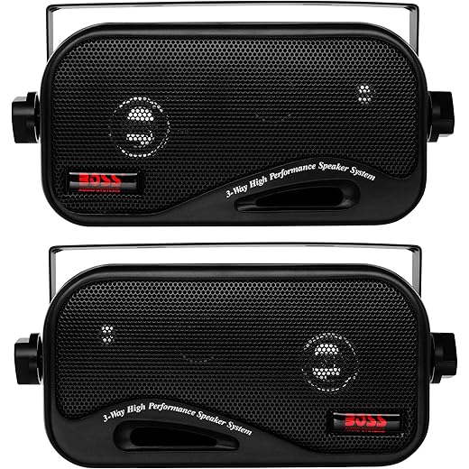 BOSS AUDIO AVA6200 Enclosed System 3 way 80 watt Enclosed Sy