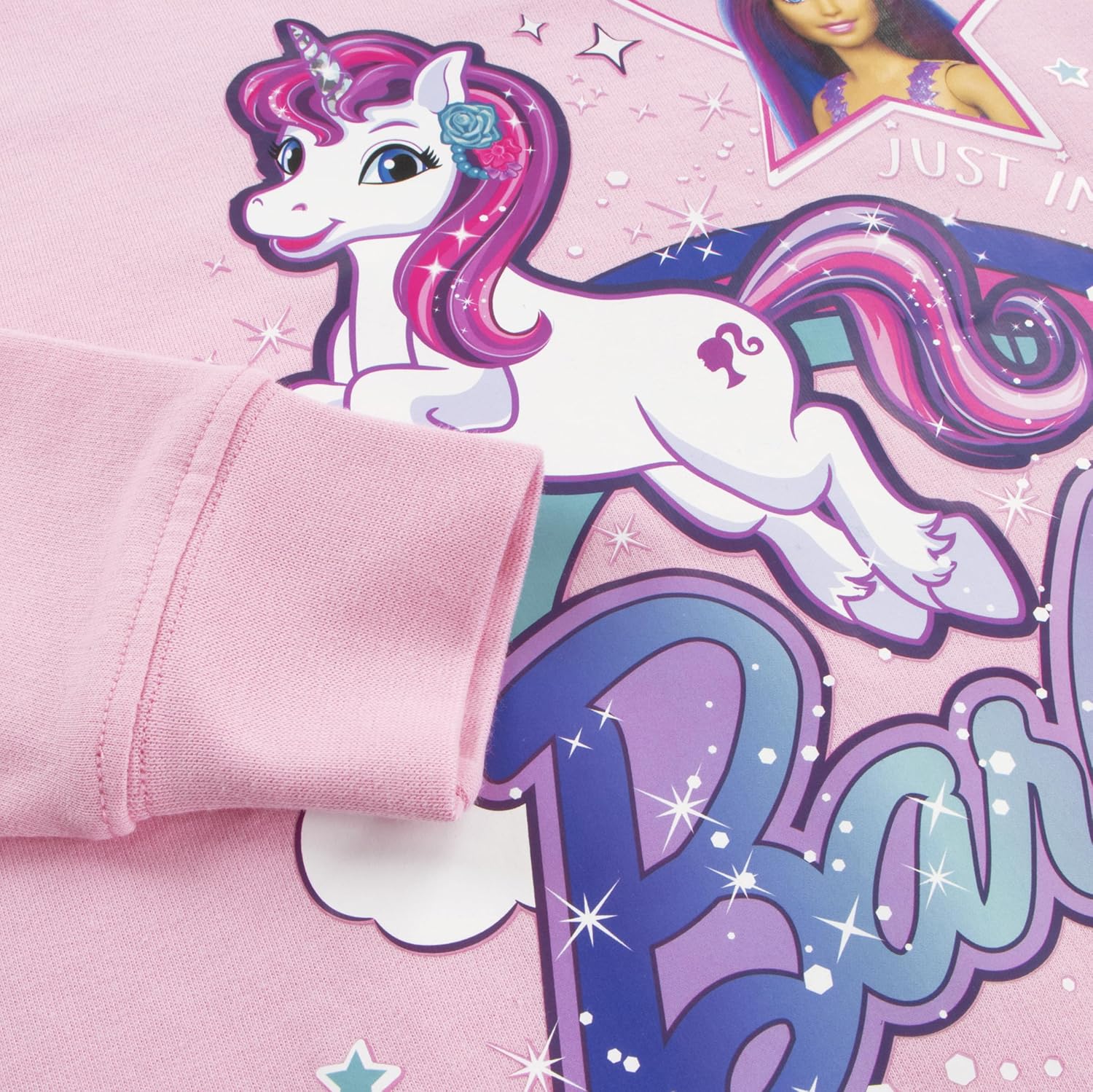 Barbie Sweatshirt | Unicorn Sweatshirt for Girls | Girls Sweater | Sizes 3T to 10