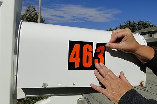 Miniatura 6 de Letras de vinilo adhesivas, números, números autoadhesivos, letras adhesivas para letreros, barcos, letras de oficina, números, 1 pulgada, números,