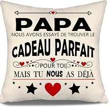 Dad We Tried To Find The Perfect Gift For You But You Already Have Us Funny Cushion Covers For Dad Dad Birthday Fathers Day Christmas Gift Best Gift Dad (Dad-B)