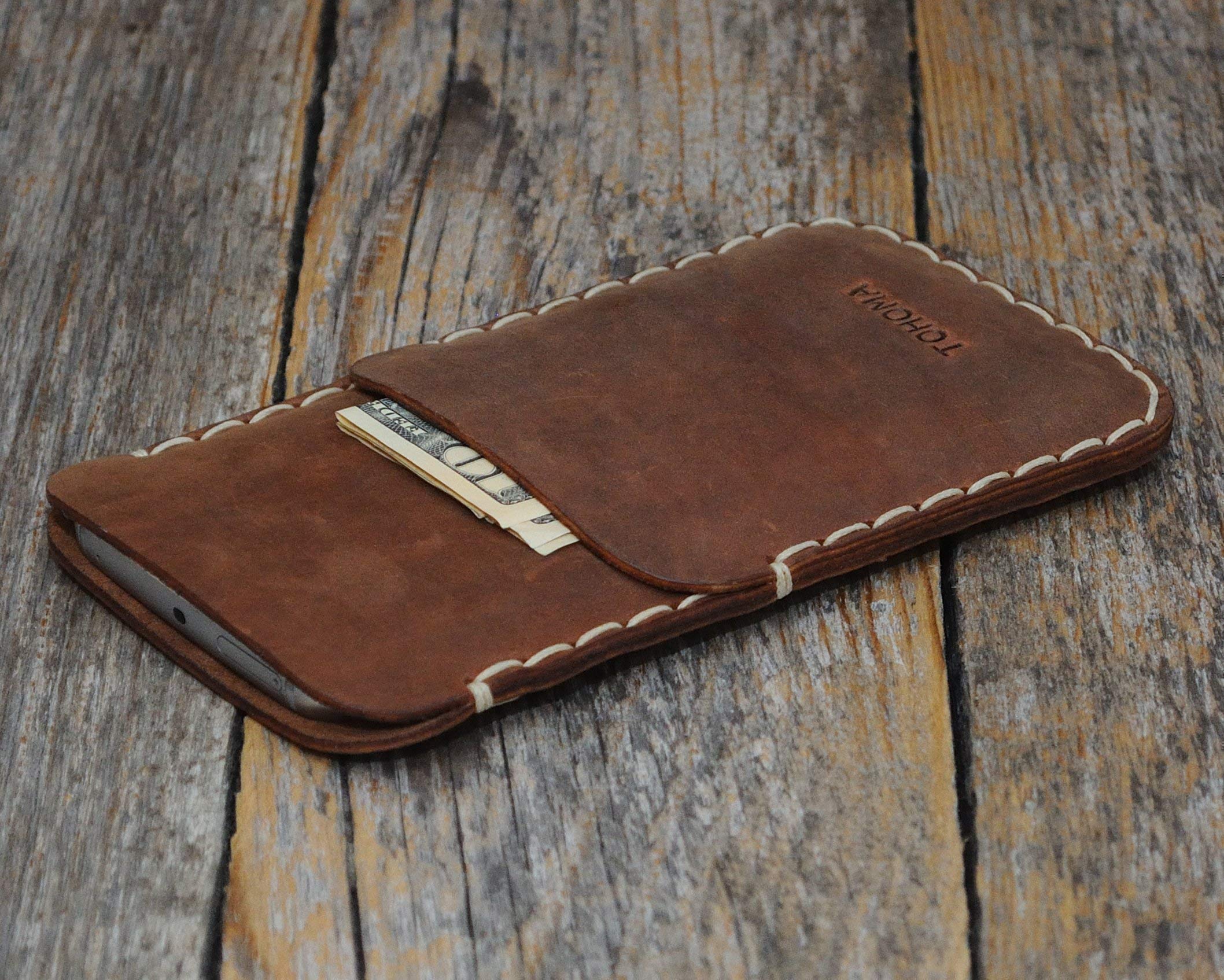 Funda de piel para Honor | texto personalizado