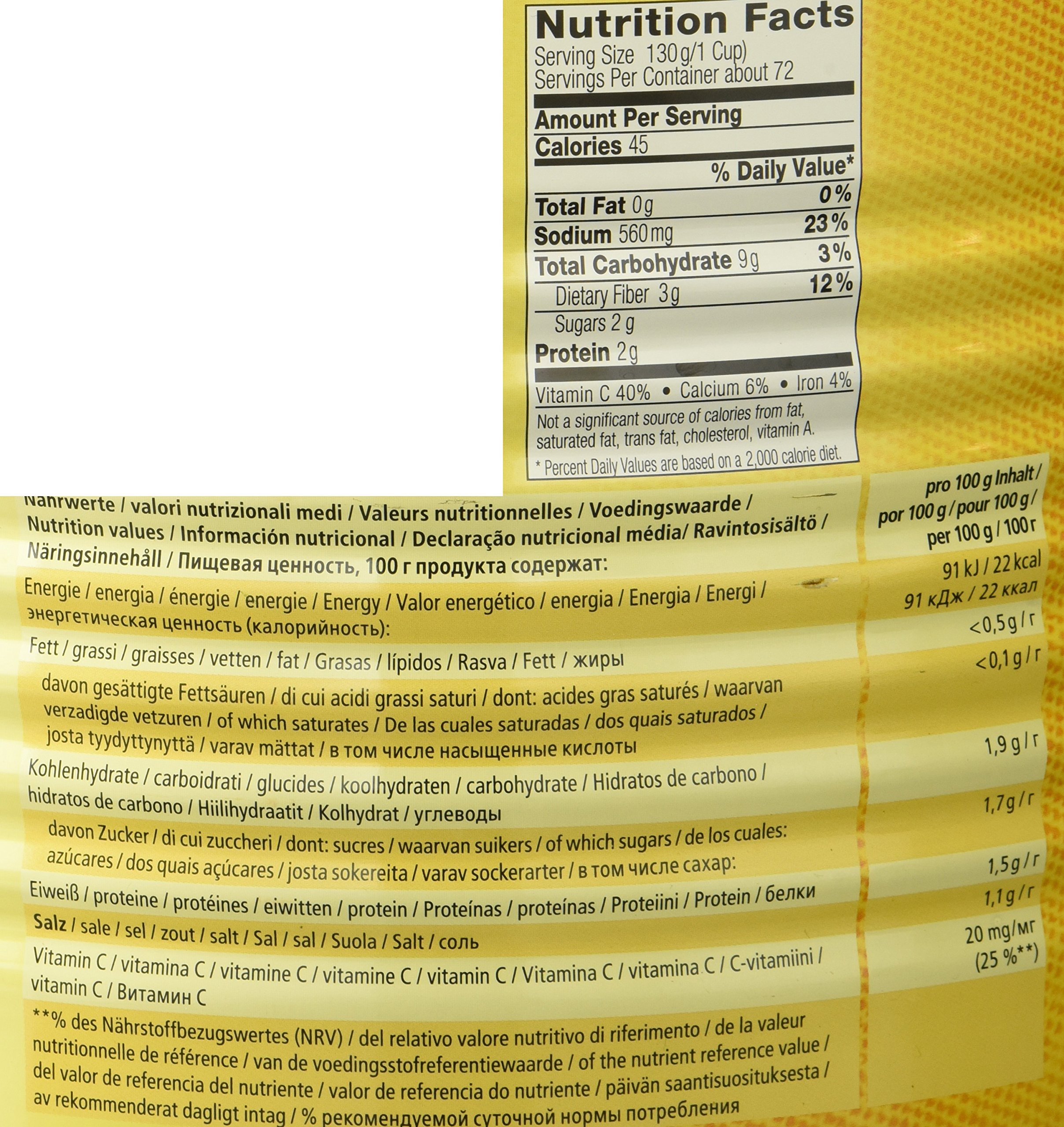 Hengstenberg Mildessa Weinsauerkraut 10/1, 1er Pack (1 x 9.7 kg)