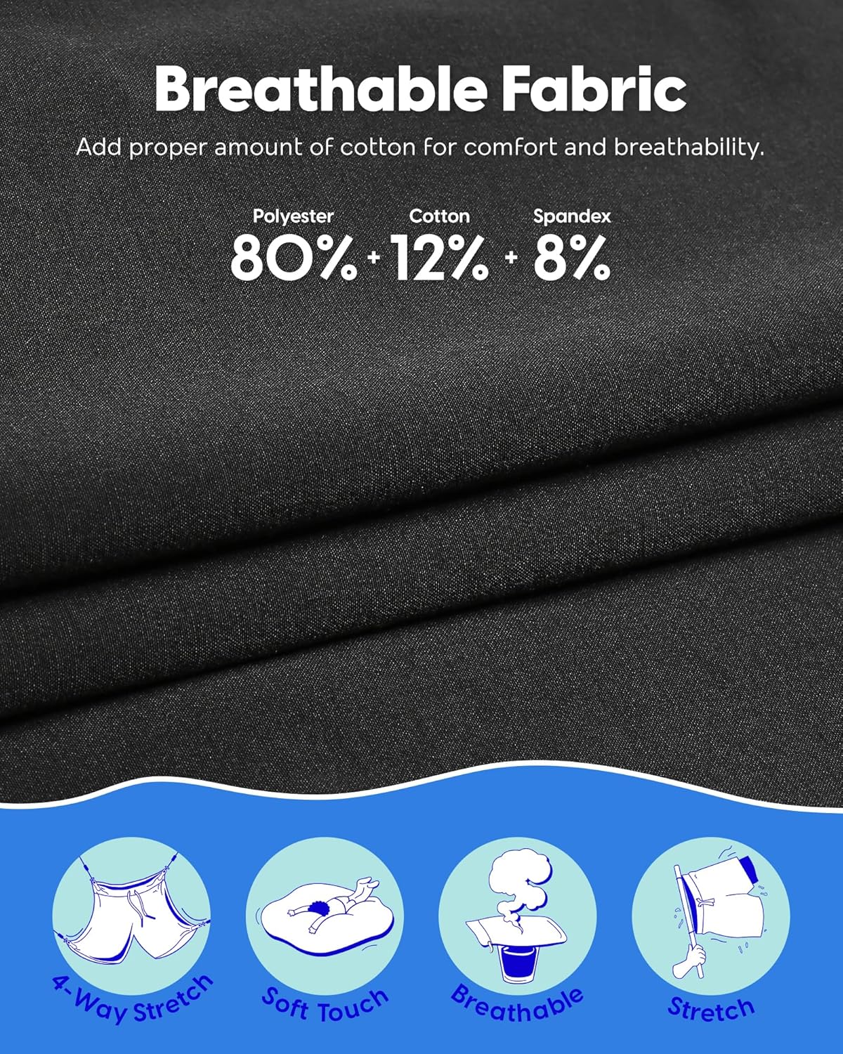 maamgic Mens Swim Trunks with Compression Liner 9 inch Quick Dry Men Bathing Suit Stretch Board Shorts - Image 6