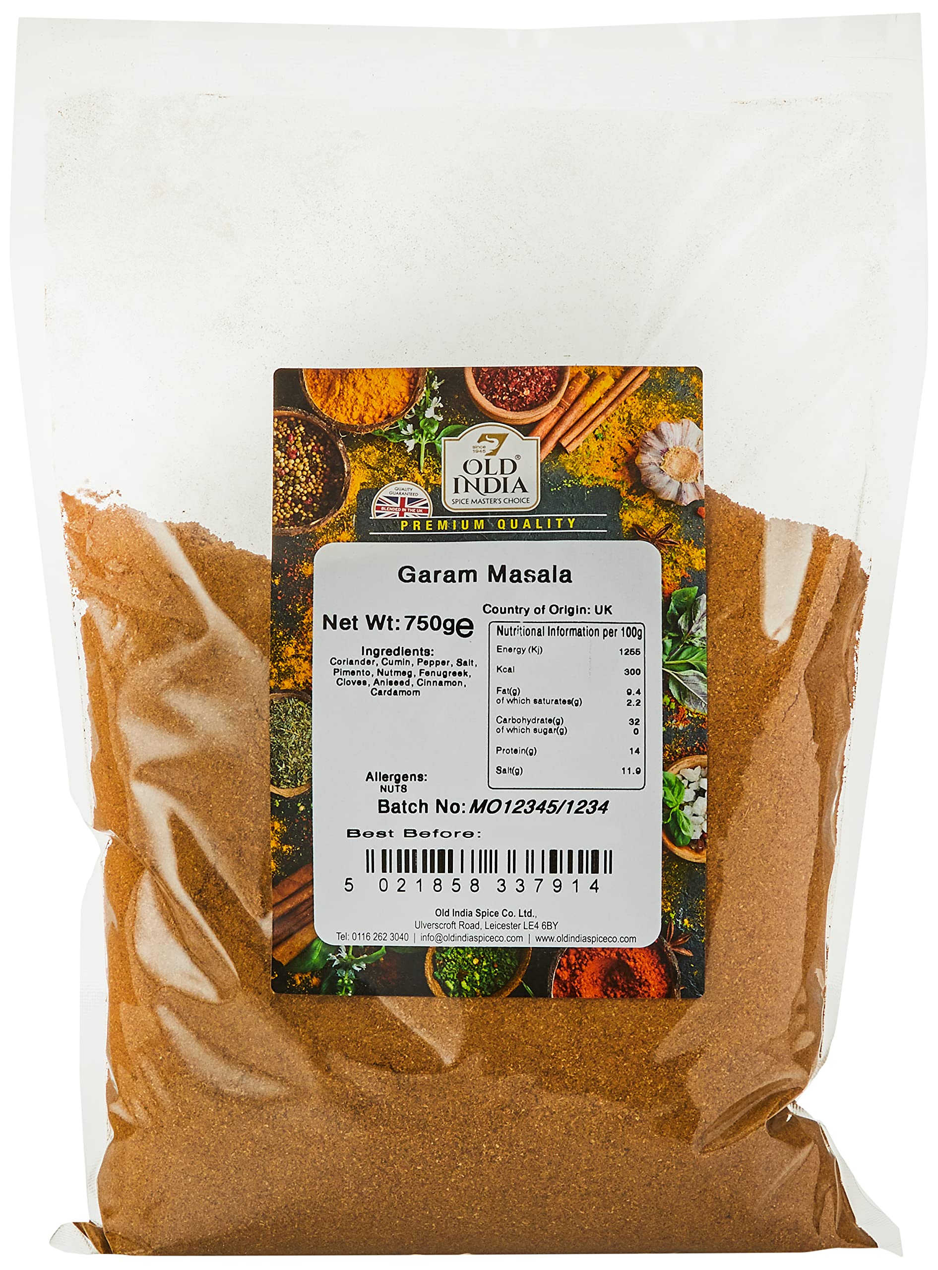 Old India Kashmiri Garam Masala 750 g