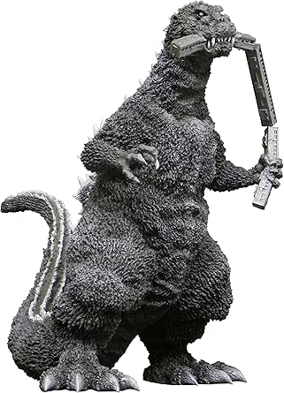 東宝30cmシリーズ ゴジラ (1954) 初代ゴジラ 電車咥えver. 全高約30cm PVC製 塗装済み完成品フィギュア 一部組み立て式