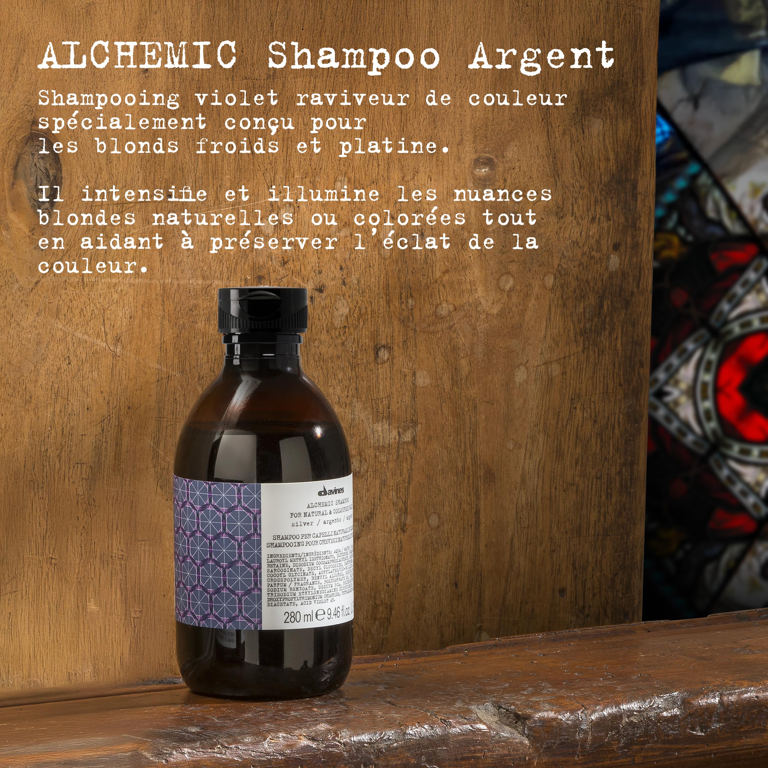 Davines Alchemic Shampoo Argento - Silver new Pak 280 ml