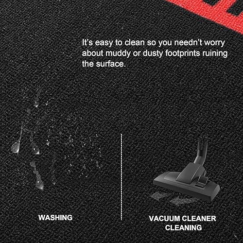 Vista 3 de CyeeLife Dart Board Mat 65 * 295cm with Carrying Bag&Throw line for Steel and Soft Tip Darts Games with Start Lines